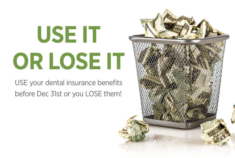 Use Your Dental Benefits Before the End Of the Year!